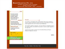 Tablet Screenshot of marcksecurities.com